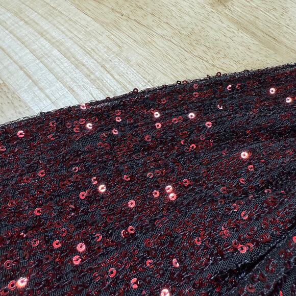 City Chic Plus Size Razzle Ruby Sequined Wrap Party Dress Size 12 Thread Pulls - Picture 15 of 16